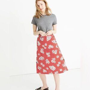 Madewell Side-Button Skirt in Daisy Society 10‎